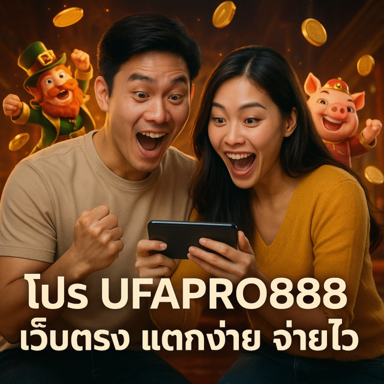 โปร UFAPRO888 เว็บตรง แตกง่าย จ่ายไว