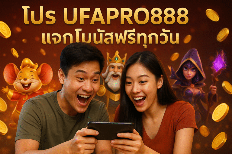 โปร UFAPRO888 แจกโบนัสฟรีทุกวัน