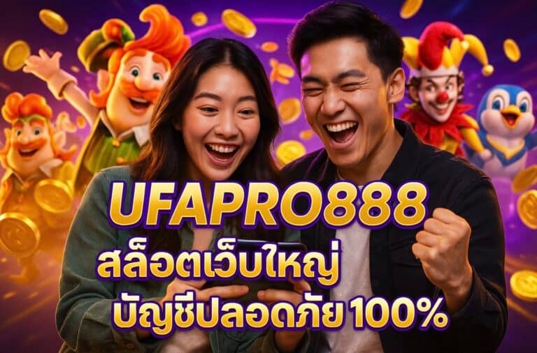 UFAPRO888 สล็อตเว็บใหญ่ บัญชีปลอดภัย 100%