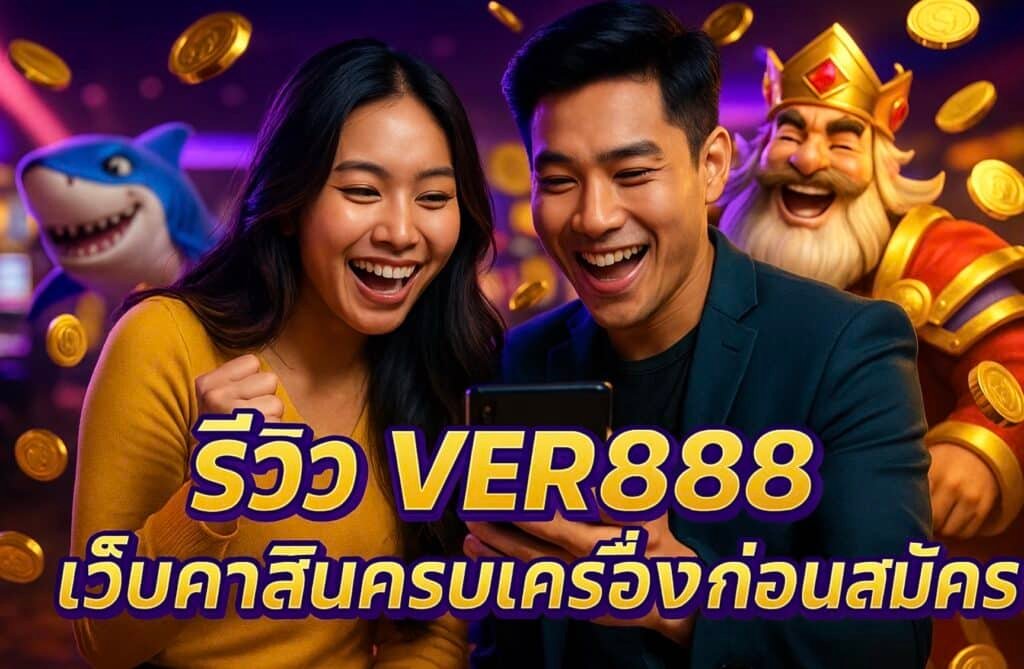 รีวิว VER888 เว็บคาสิโนครบเครื่องก่อนสมัคร